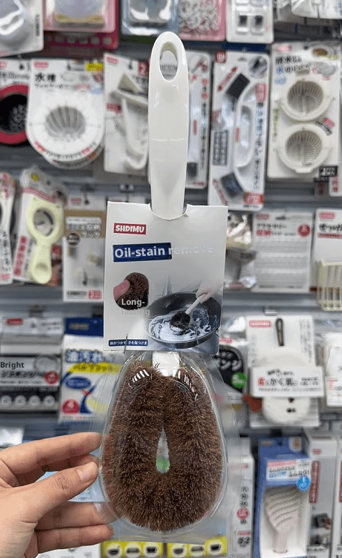 U-shaped pot brush-white-1 piece