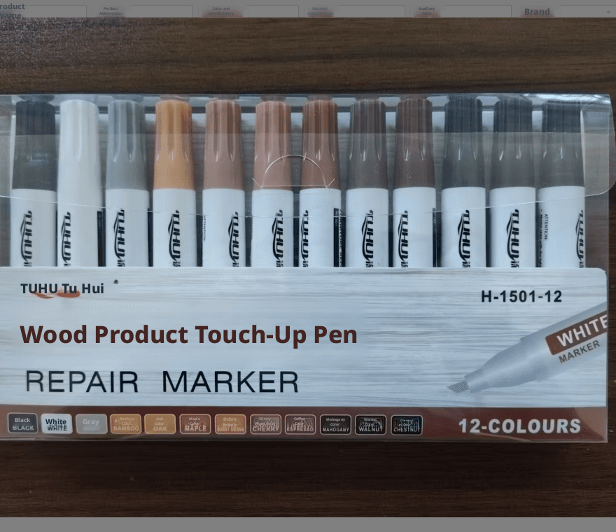 Furniture color replenishing pens-12 colors-12 pieces-1 box