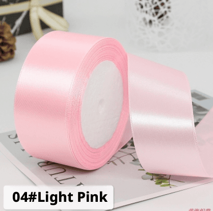 Handmade Rose Ribbon-Light Pink-1 Pack