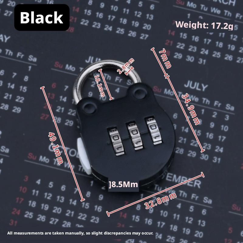Student password lock-black-1