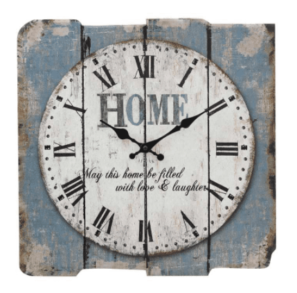 Simple European and American clock square