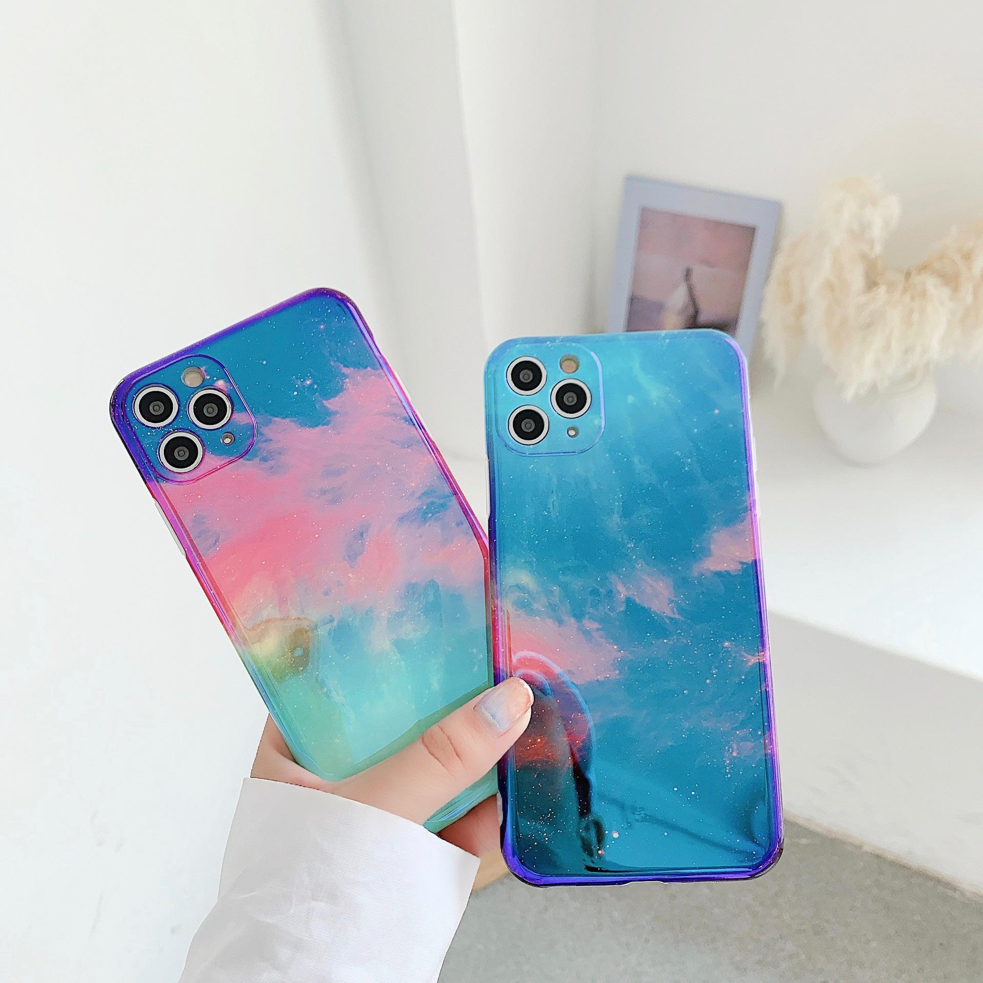 Colorful starry sky phone case