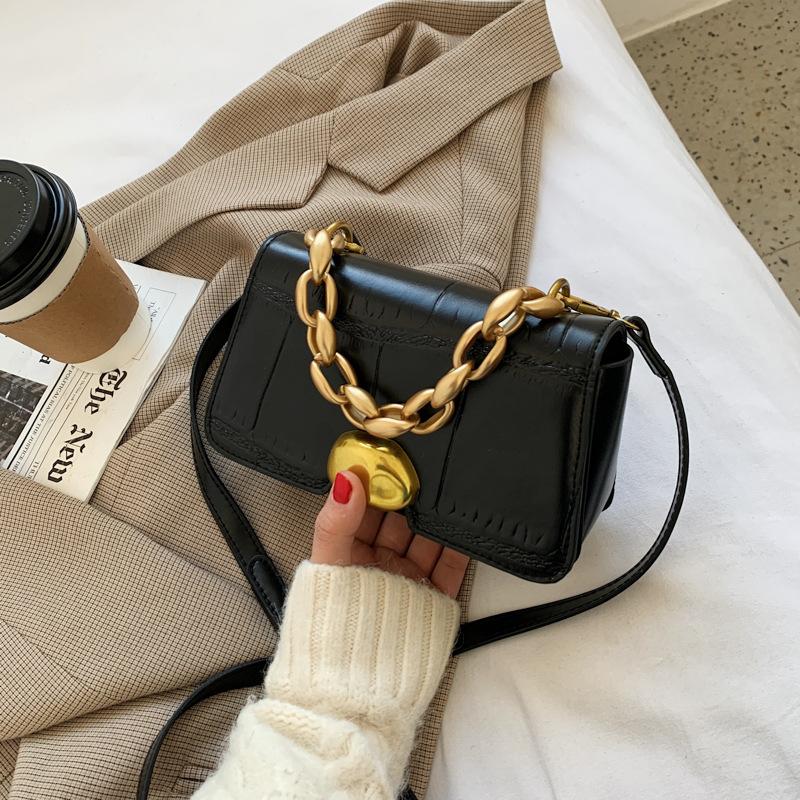 New Trendy Fashion All-Match Messenger Bag Stone Pattern