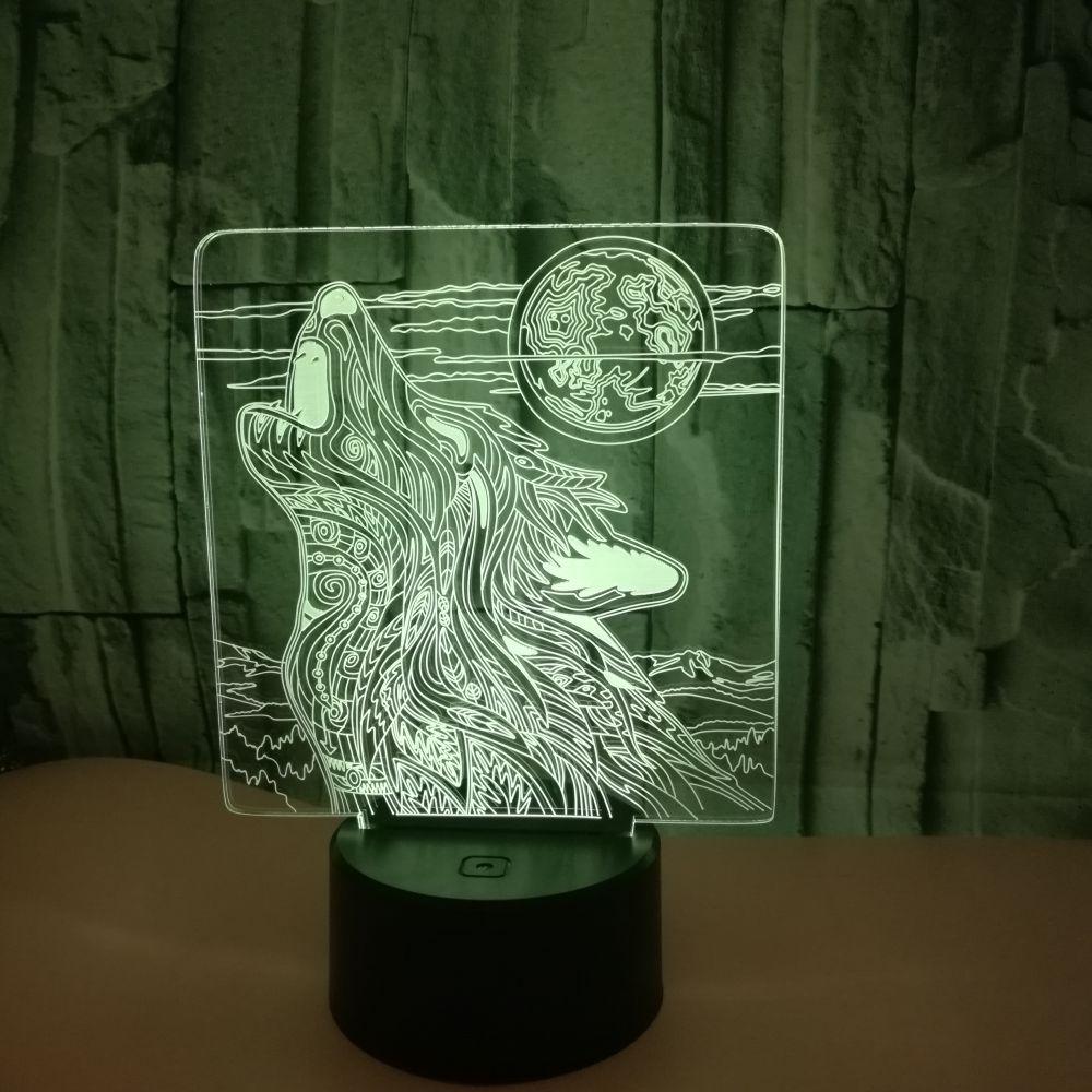 Colorful Color-Changing Remote Touch LED Desk Lamp