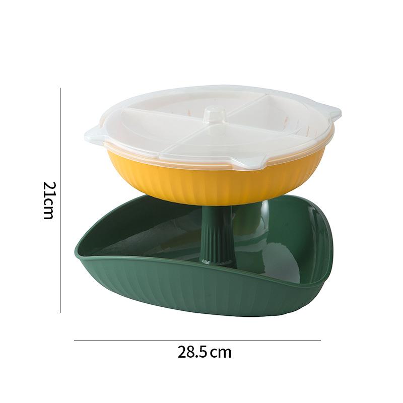 Creative Grid Hot Pot Partner Rotating Hot Pot Platter
