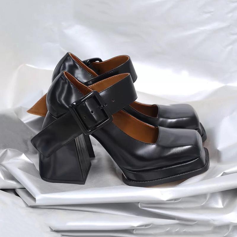 Hepburn leather shoes