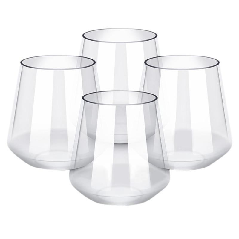 Plastic Egg Shaped 450ml Large Capacity Whisky Cup