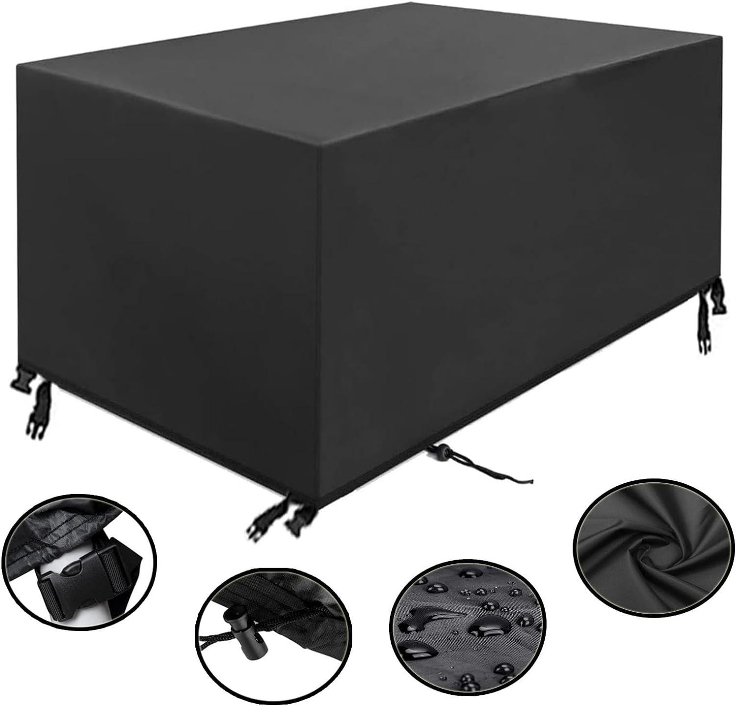 Heavy Duty Waterproof Garden Patio Furniture Cover For Rattan Table Sofa Outdoor