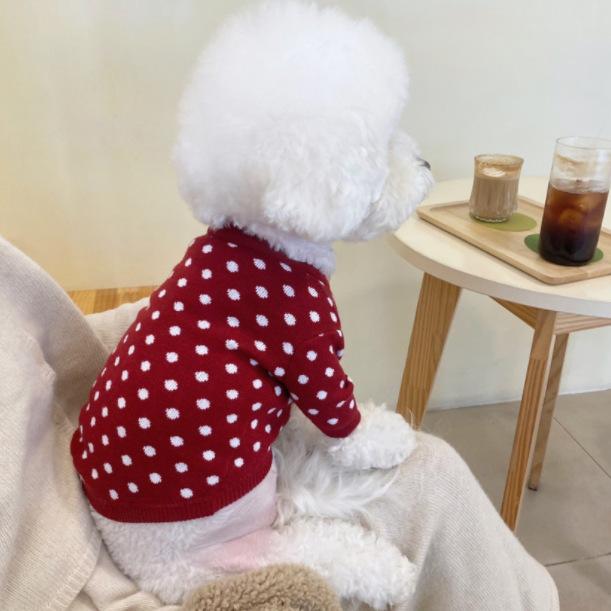 Autumn And Winter Pet Knitting Sweater Bomei
