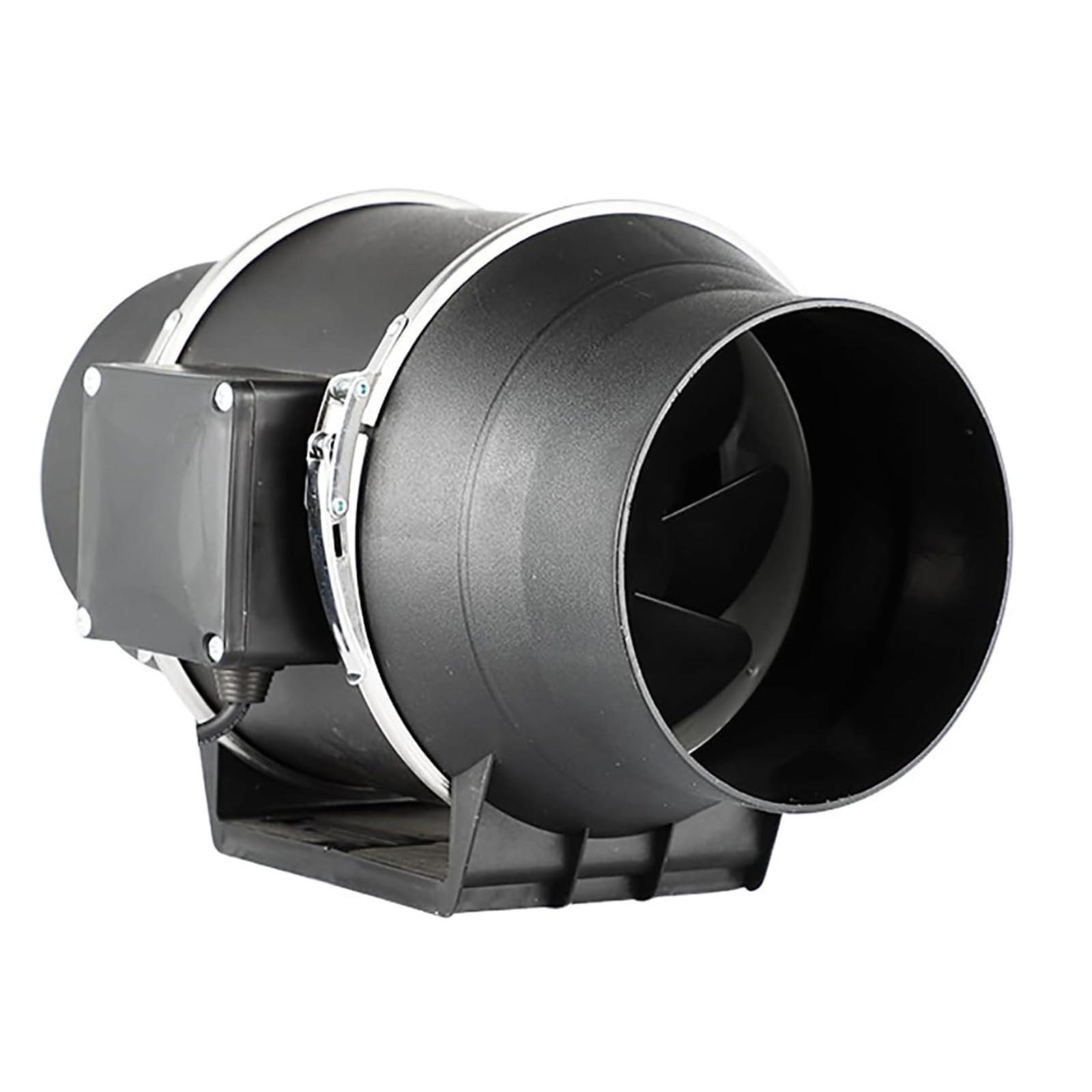 4 In100mm 220V Quiet Inline Extractor Fan Bathroom Hydroponics For Ventilation