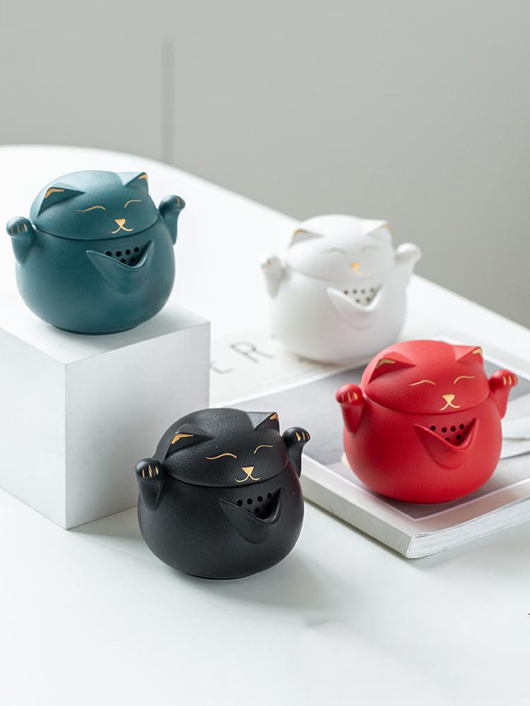 Tea Set Portable Quick-off Cup One Pot And Two Cups Outdoor Storage Bag