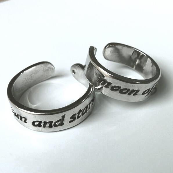 Vintage Ring My Sun And Star, Moon Of My Life Ring