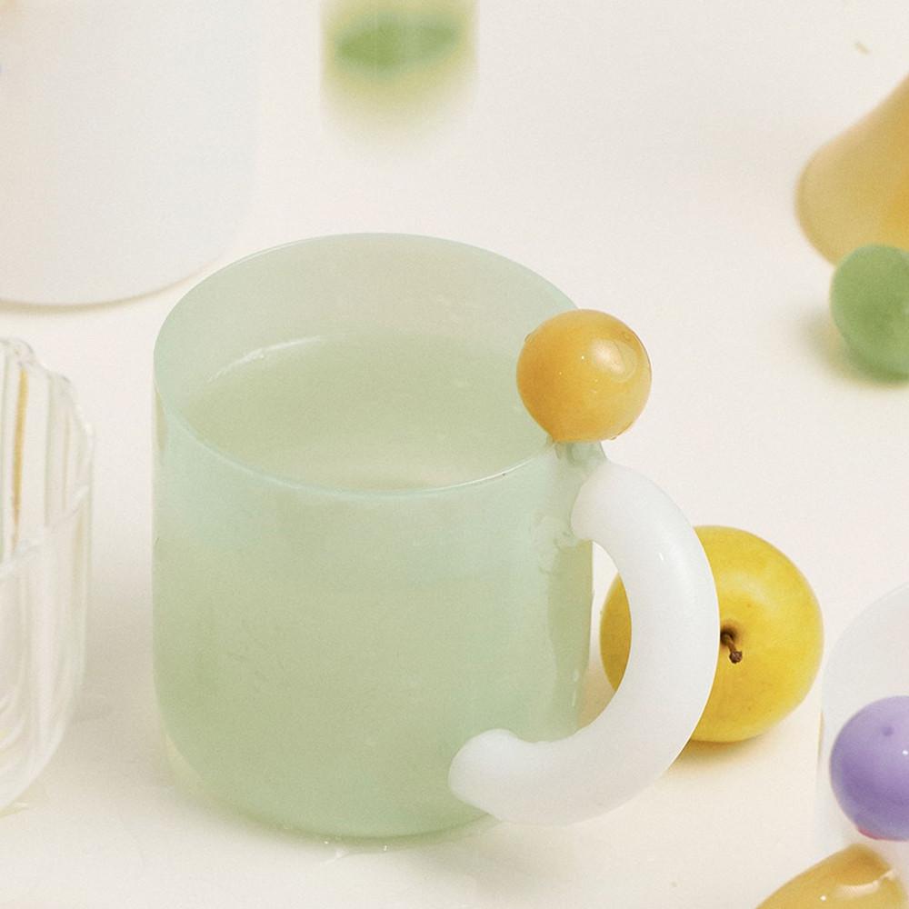 Mug Handmade Colored Glass Cute