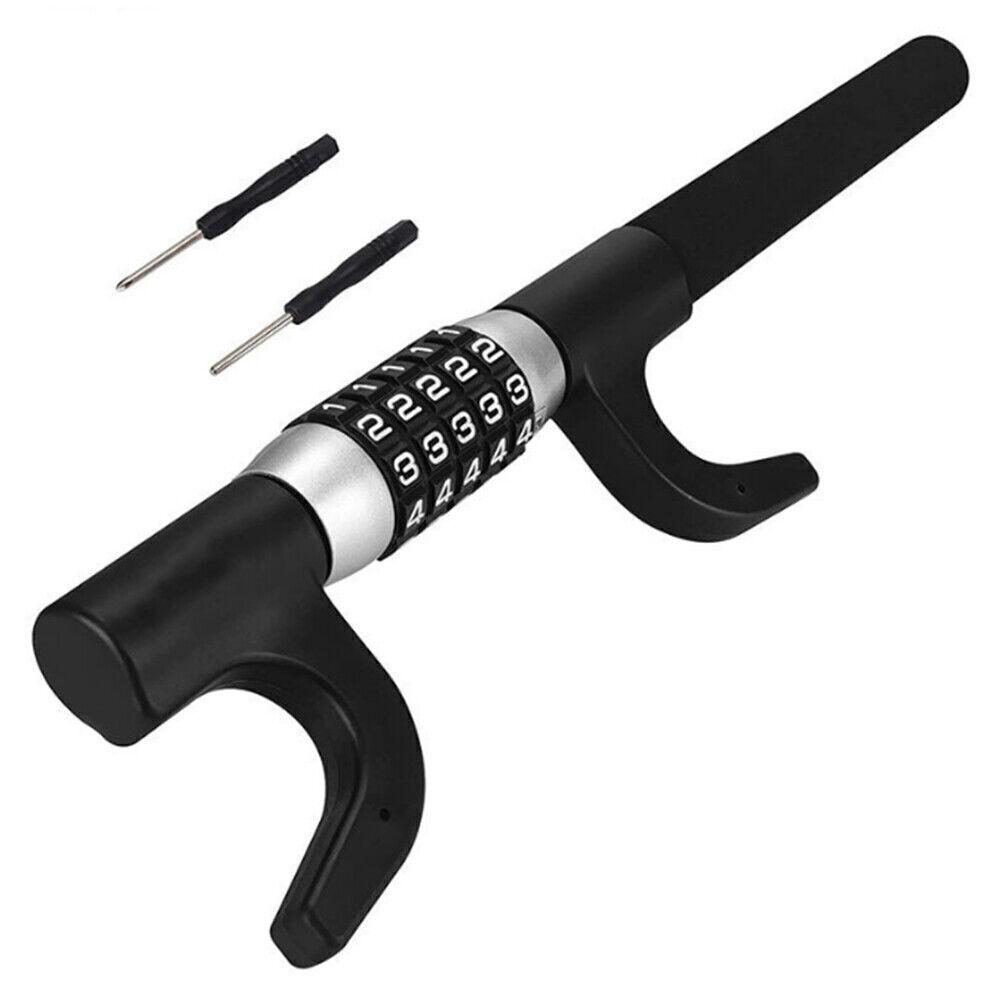 Heavy Duty Steering Wheel Lock Keyless 5 Coded Combination Security Hardware