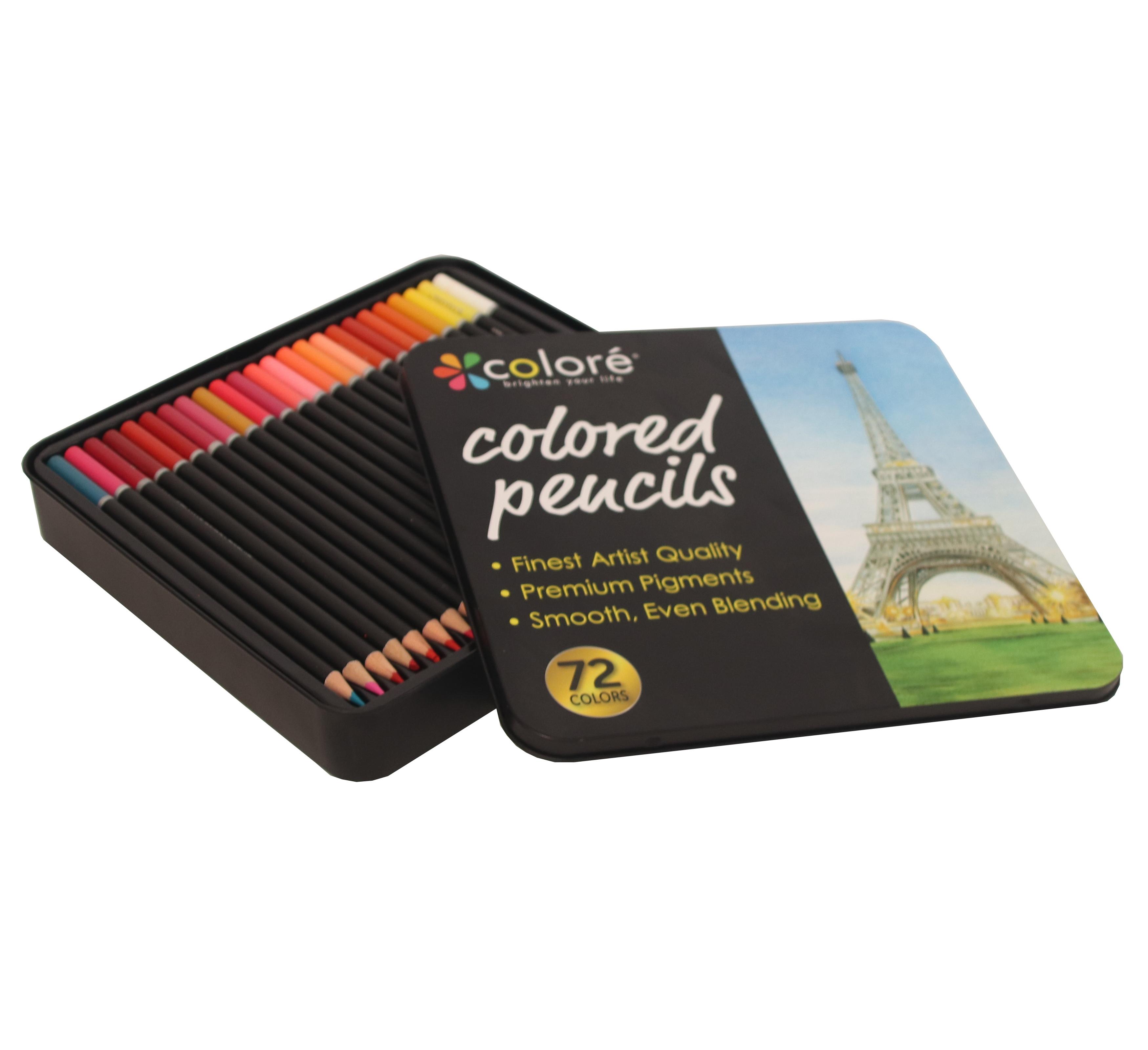 Student Stationery 72 Color Iron Box
