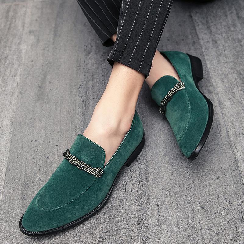 Lazy Set Foot Pumps Suede Fashion Casual Loafers Single Shoes