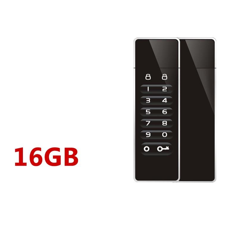 Button Password Anti-cracking Hardware Encryption U Disk 16G