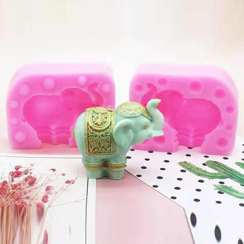 Elephant 3D Mold Cake Silicone Soap Mold Tool