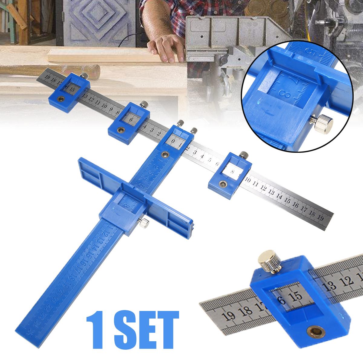 Hole Locator Drill Bit Guide Cabinet Woodworking Fixture Pull Drawer Fixed Hole Hardware Locator Woodworking Drill Tool