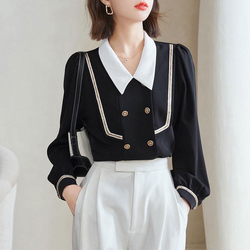 Women's Fashion Casual Temperament Chiffon Shirt