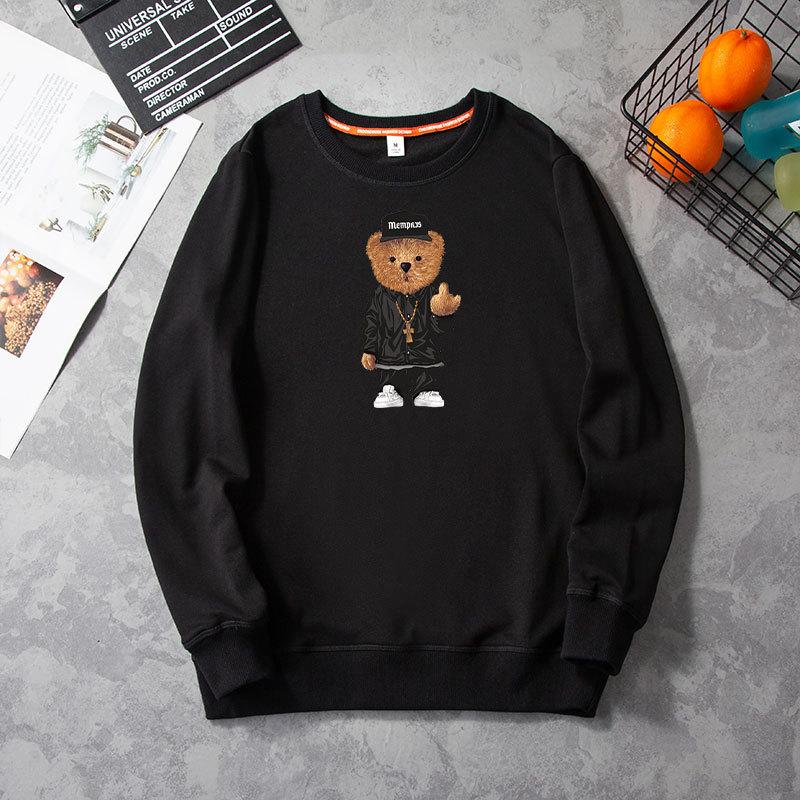 Bear Top Loose Sports Casual Men's Top