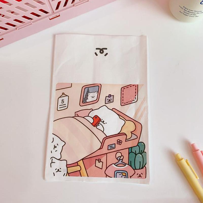 Cartoon Soft Cute Bear Paper Bag Simple Cute Paper Bag Mini