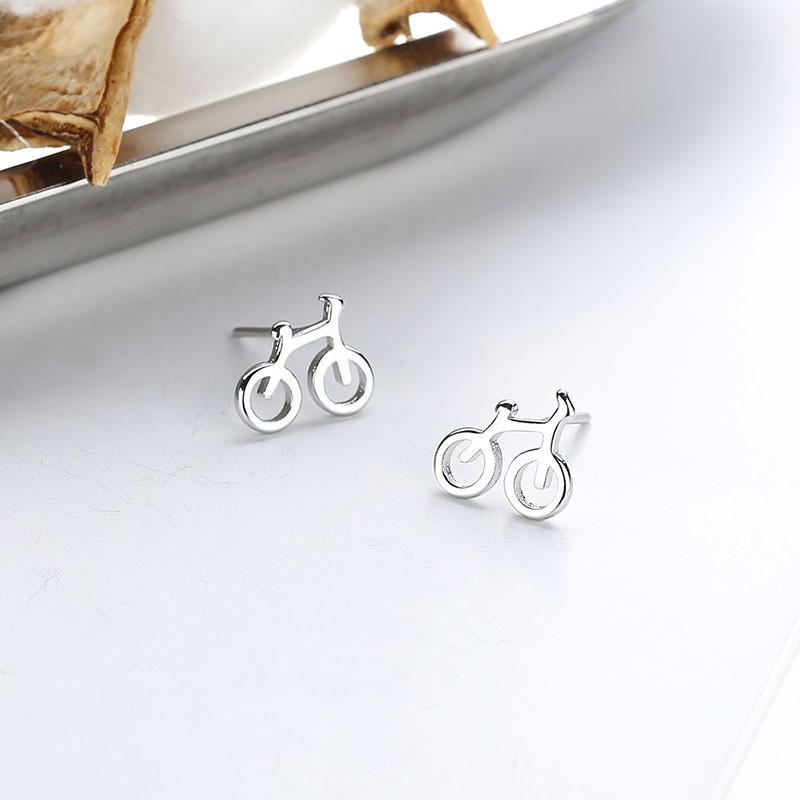Women's Cute Bicycle Earrings Special-interest Design