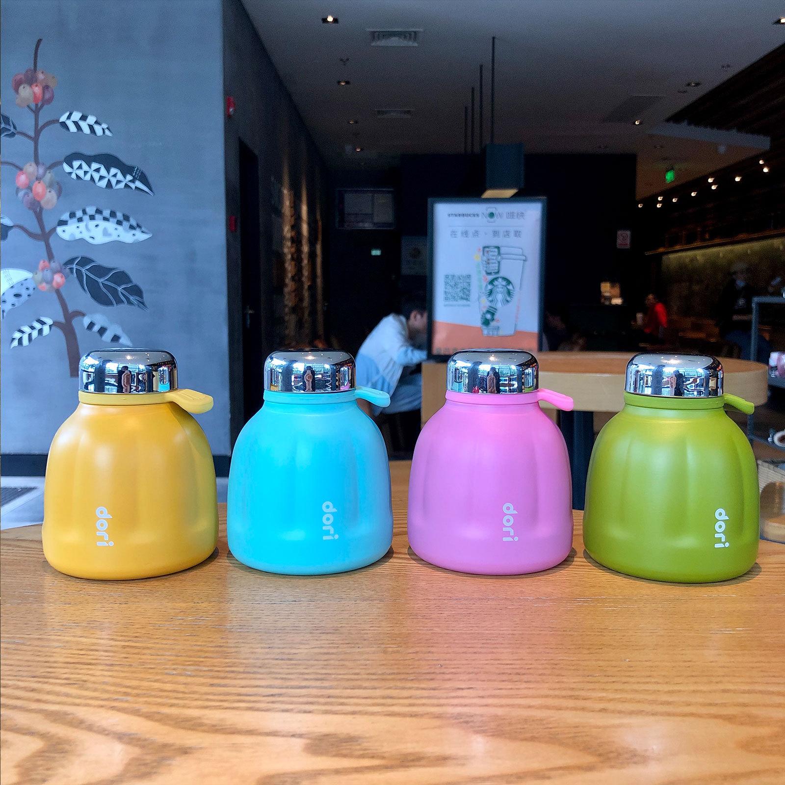 Female Portable Small Student Simple Mori Pumpkin Cup