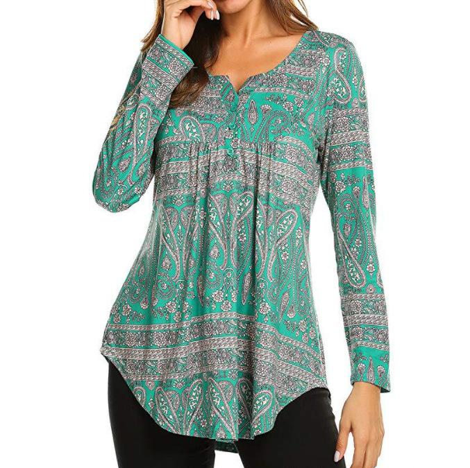 Women's Printed Fashion Tops T-shirt