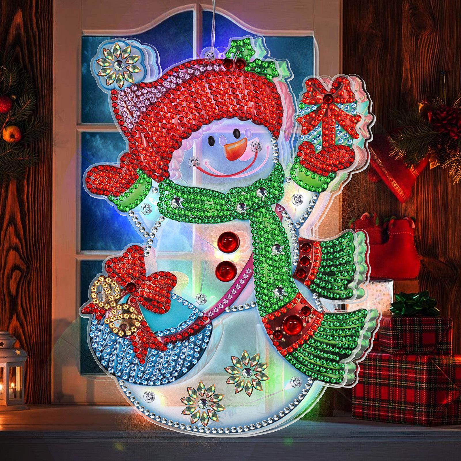 LED Showcase Glass Window Party Decoration Lights With Suction Cups