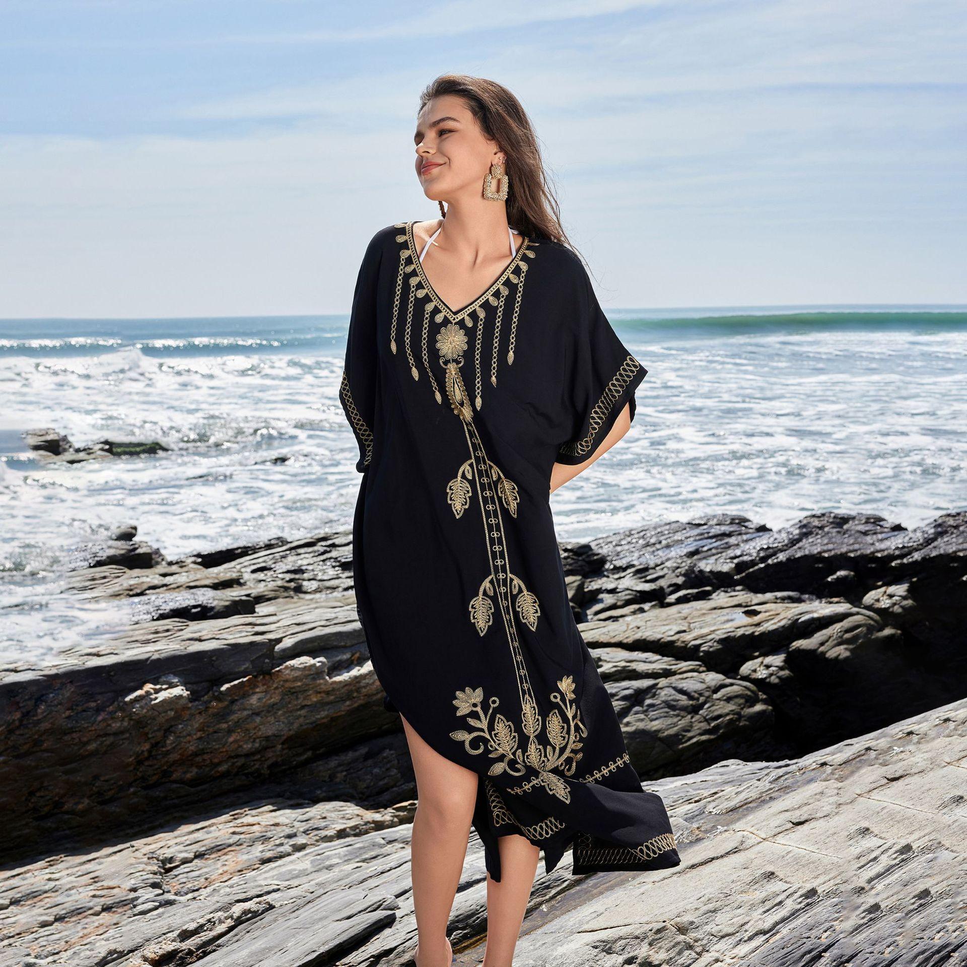 European And American New Style Casual Vacation Dress For Women