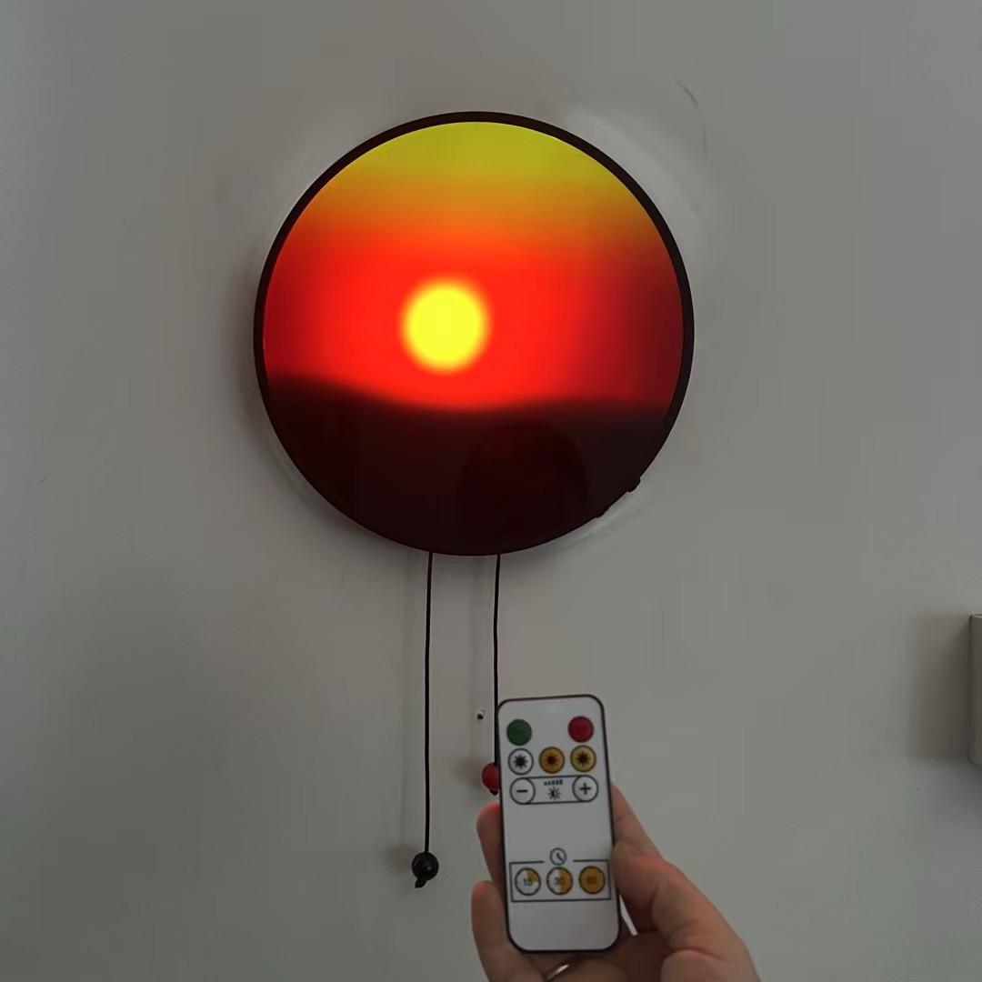LED remote control sunrise and sunset lifting lights