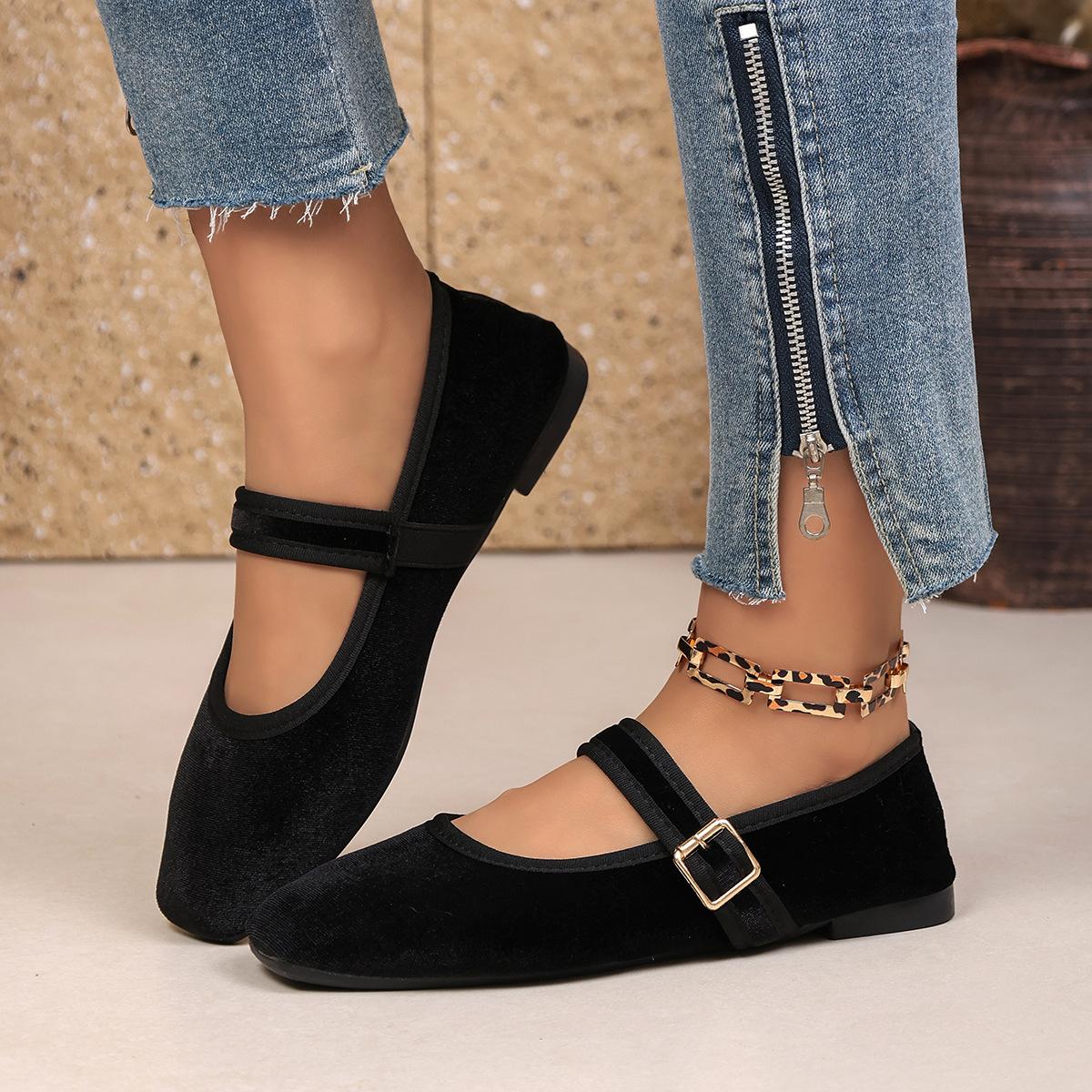 New Style Low-heeled Flat Work Pumps