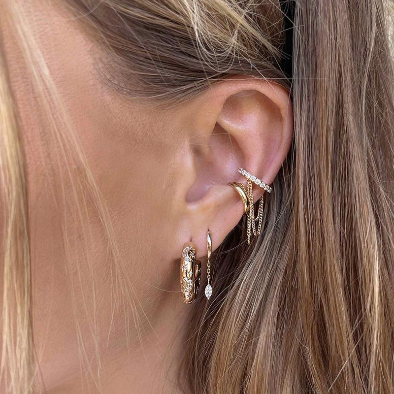 Horse Eye Pendant Exquisite And Versatile Ear Clip