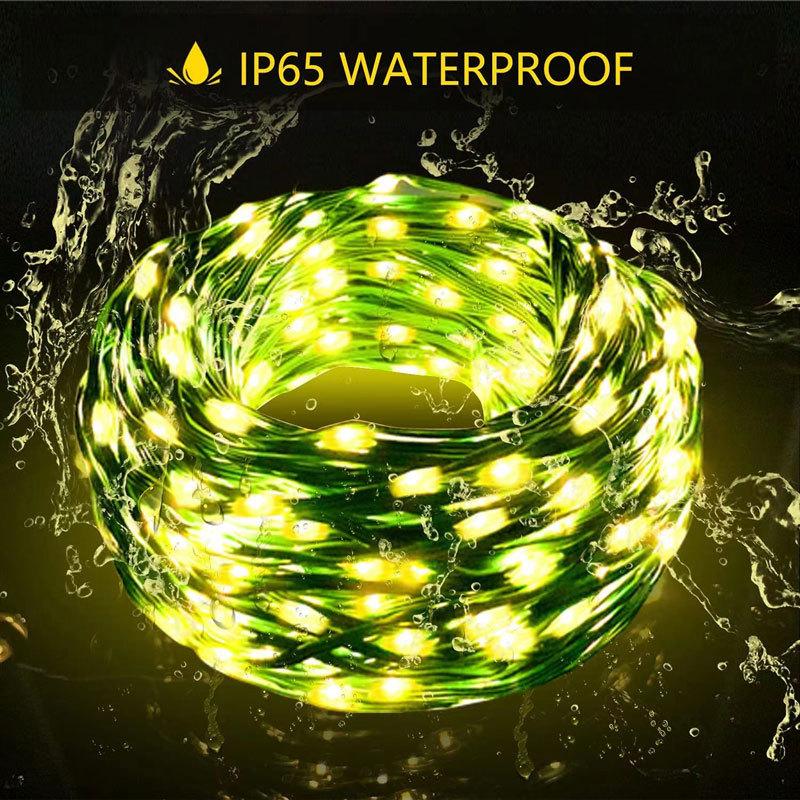 Outdoor Courtyard Decoration Low-voltage Braided-wire LED Fairy Lights