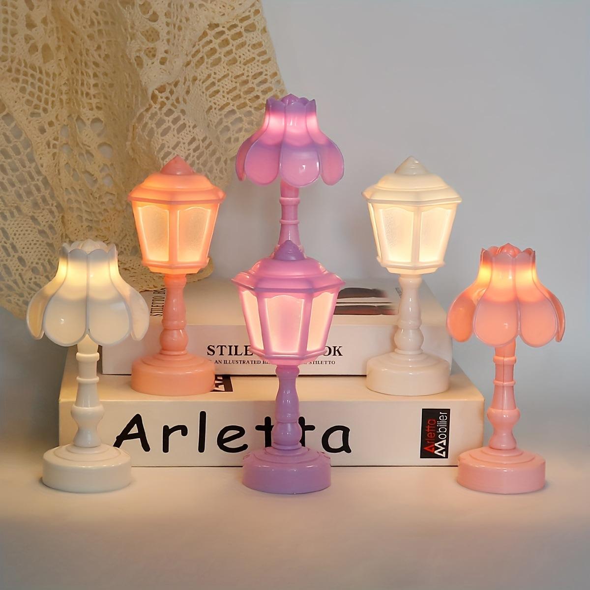 Retro Pagoda Dormitory Decoration Lotus Atmosphere Small Night Lamp