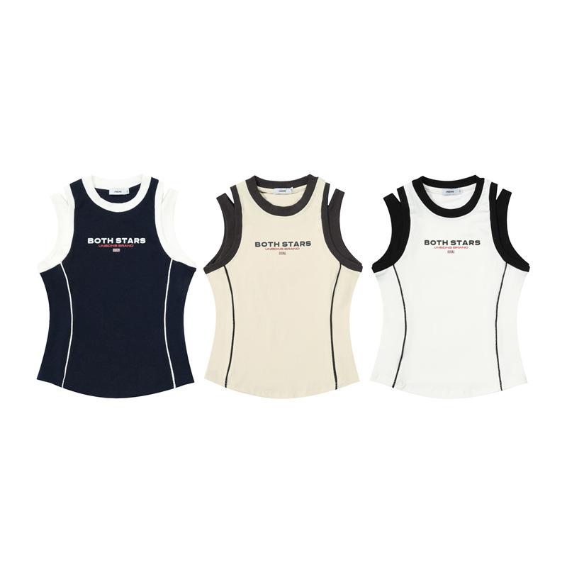 Fashion Short Vest Printed Top For Women