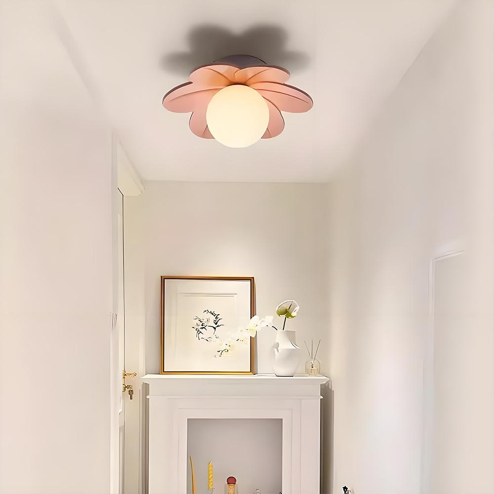 Creamy Floral Aisle Lights Corridor Petal Lights