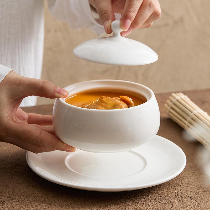 Slow Cooker Small Ceramic With Lid Buddha Jumps Over The Wall Bird's Nest Seafood