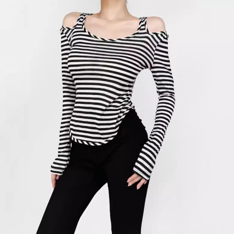 New Female Long Sleeve Sun Protection Bottoming Shirt Casual T-shirt