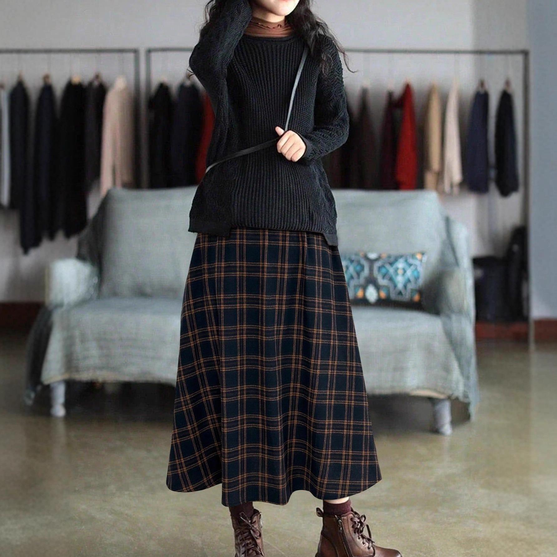 Casual Vacation Style Elastic Waist A- Line Dress