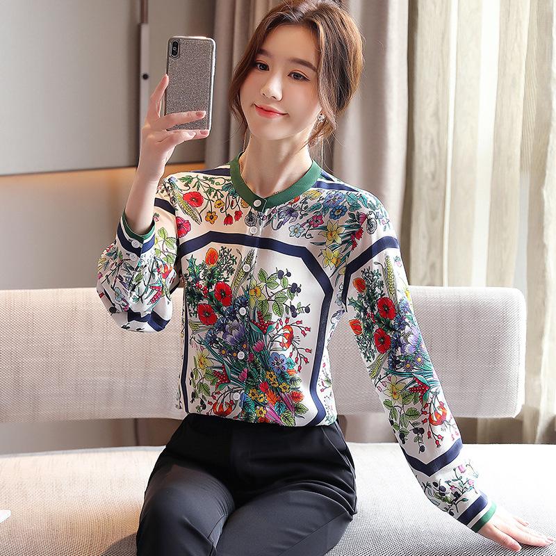 Fashionable Retro Chiffon Shirt