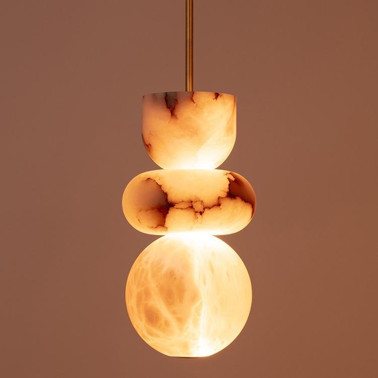 Natural Marble Bedroom Bedside Small Droplight