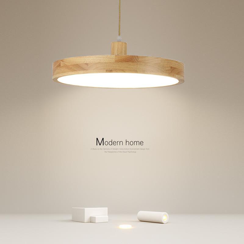 Log Single-head Droplight Japanese Style Round