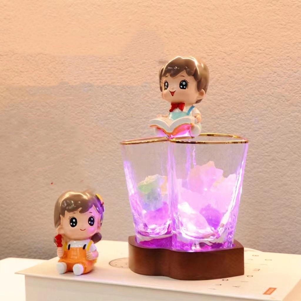 Heart-to-heart Aromatherapy Small Night Lamp Creative Home