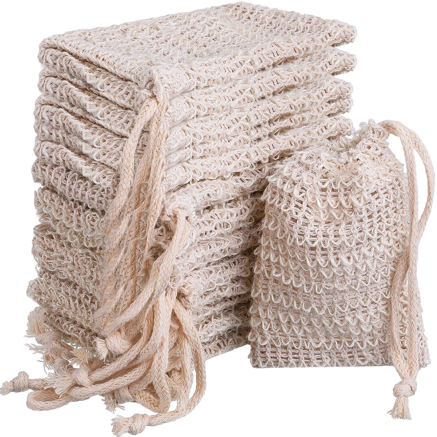 Handmade Foaming Net Of Ramie And Jute
