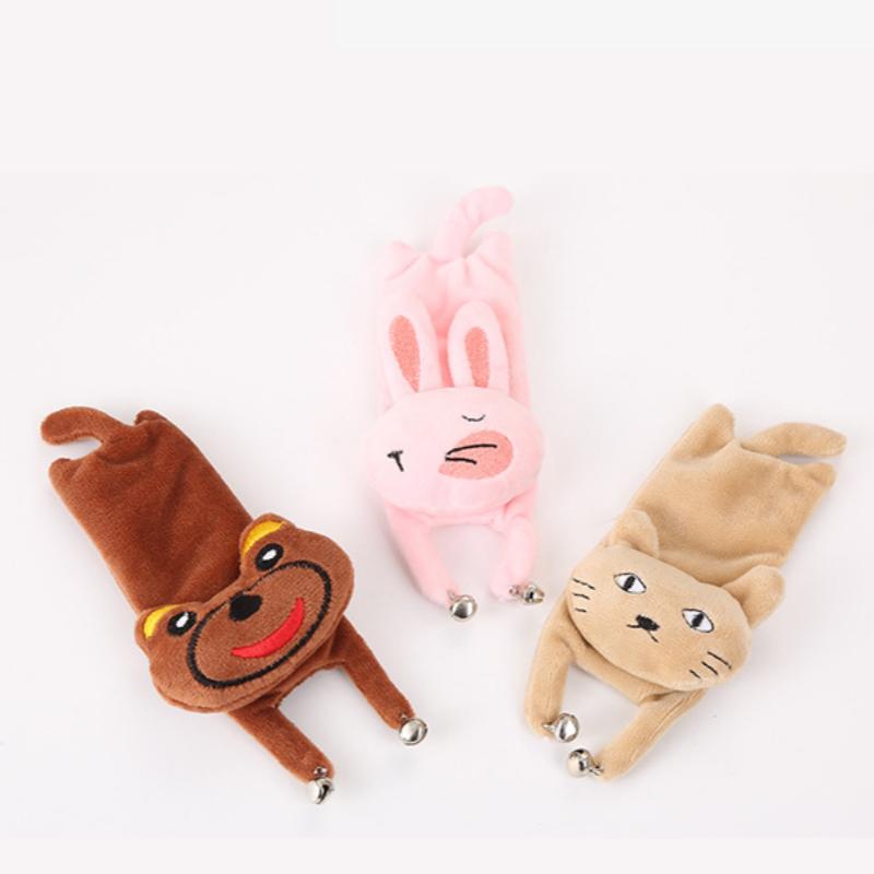 Cute Cat Rabbit Red Panda Mint Plush Toy With Bell