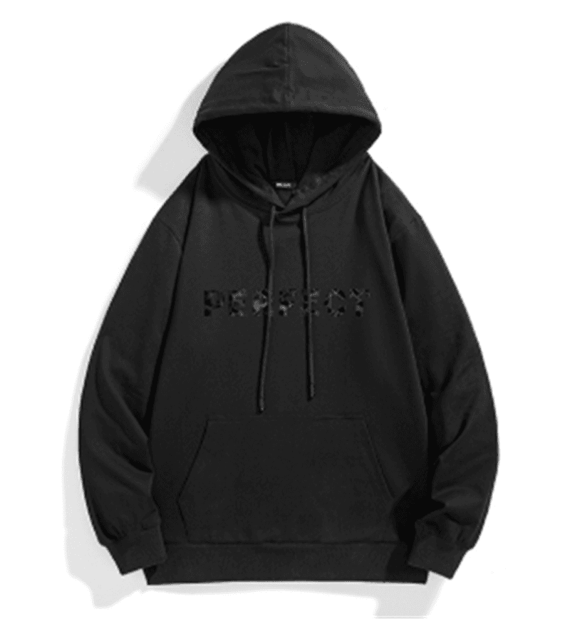 Sweatshirt Men's Hooded Plus Fat Pullover Hoodie Young Students Plus Fat Plus Size Warm Jacket