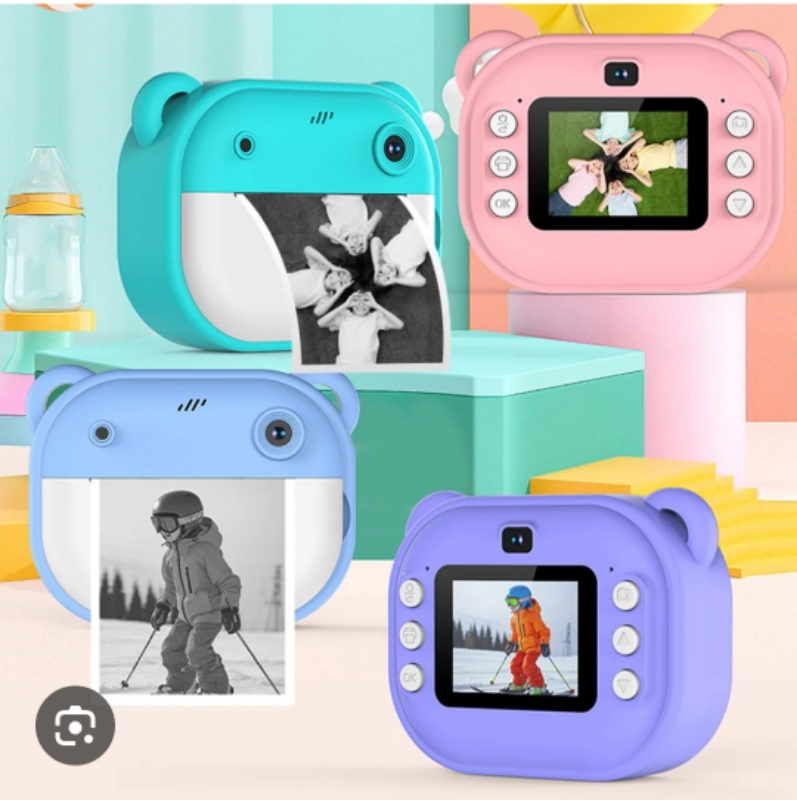 Kids camera with print