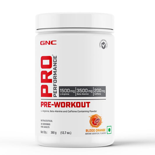 GNC Pre-Workout Blood Orange 360gm (30 Serving)